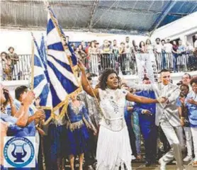  ?? REPRodUÇÃo intERnEt ?? Anderson Morango será o primeiro porta-bandeira na Sapucaí