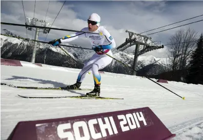  ?? Bild: VILHELM STOKSTAD/TT ?? SVENSK DELTAGARE. Zebastian Modin har varit med två gånger tidigare, här 2014 i Sotji, Ryssland.