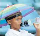  ?? Picture: FREDLIN ADRIAAN ?? KEEP IT FLOWING: Jordan Jacobs, 6, supported the Proteas in their ODI cricket match against Sri Lanka at St George’s Park last Wednesday