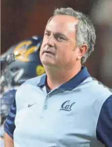  ?? BRENDAN MALONEY, USA TODAY SPORTS ?? “The strength of this university is that it’s the No. 1 public university in the world,” California’s Sonny Dykes says.