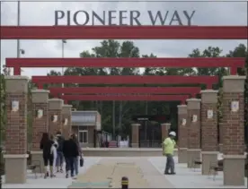  ?? JEN FORBUS — THE MORNING JOURNAL ?? The new Ely Stadium will debut on Aug. 24 as the Pioneers host the Avon Lake Shoremen.