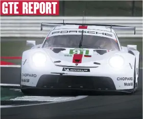  ??  ?? Bruni and Lietz were victorious as new Porsche made a strong start