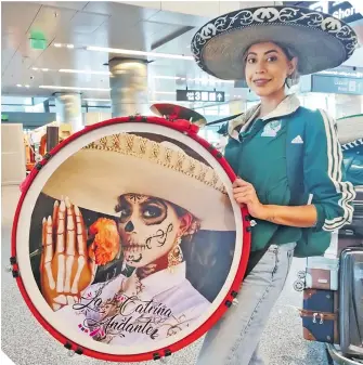  ?? ?? Livette presume ser apasionada seguidora de México y portadora de la cultura nacional.