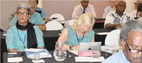  ?? Photo: Arishma Devi-Narayan ?? Participan­ts during the Education Forum in Nadi yesterday.