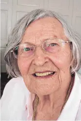  ?? FOTO: JOSEF SCHNEIDER ?? Eleonore Mayer, „die Mutter der Ökumene“, ist 90.