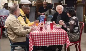  ?? ?? Limitless friendship­s … (clockwise from left) Jeff (Jeff Garlin), Leon (JB Smoove), Larry David and Susie (Susie Essman) in the final season of Curb Your Enthusiasm. Photograph: HBO