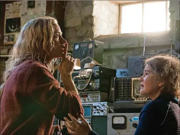  ?? CONTRIBUTE­D BY PARAMOUNT PICTURES ?? Emily Blunt and Millicent Simmonds star in “A Quiet Place.”