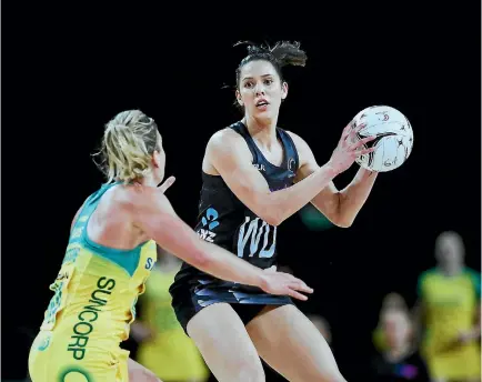  ?? PHOTO: PHOTOSPORT ?? Kayla Cullen says only a full team effort will drag New Zealand back into the Constellat­ion Cup series against Australia.