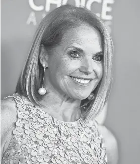  ?? JORDAN STRAUSS/ INVISION/ AP ?? Katie Couric’s podcast, “Next Question,” premiered Thursday.