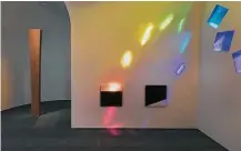  ?? Blanton Museum of Art, University of Texas at Austin ?? Light from stained-glass windows dances across the walls of Ellsworth Kelly’s “Austin.”