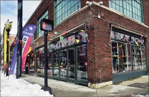  ??  ?? The storefront of Smokey Bear Smoke Shop in Norwalk on Wednesday.