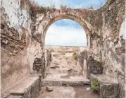  ?? PHOTOS BY JARRAD HENDERSON/USA TODAY ?? At the Fortaleza de Massangano, this ramp, now paved over, would have been a “door of no return” for Africans destined to cross the ocean to an uncertain fate.