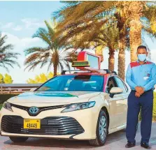  ?? ?? Dubai’s taxi drivers say the recognitio­n would motivate and prompt them to adhere to the values of honesty and seek to provide better service to taxi users.