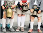  ?? PICTURE: REUTERS ?? Children in traditiona­l Tyrolean clothes attend a parade at the annual Gauner Festival in Zell am Ziller, Austria.