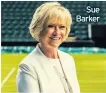  ??  ?? Sue Barker