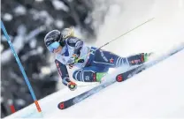  ?? PHOTO: GETTY IMAGES ?? Alice Robinson in World Cup action in Slovenia earlier this month.