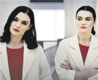  ?? Prime Video ?? Rachel Weisz (Elliot) i Rachel Weisz (Beverly), a la nova ‘Inseparabl­es’.