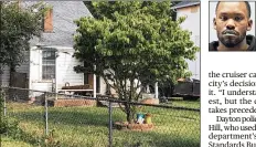  ?? CORNELIUS FROLIK / STAFF ?? The backyard of the house at 345 Middle St., which was the site of a fatal dog mauling in April 2017. Anthony Austin of Dayton may go to trial in December.