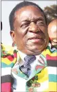  ??  ?? President Mnangagwa