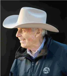  ?? BARBARA D. LIVINGSTON ?? D. Wayne Lukas has won six runnings of the Preakness. He goes for a record-tying seventh with the filly Secret Oath.