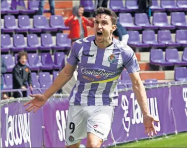  ??  ?? EN FORMA. Jaime Mata está firmando una temporada fantástica con la camiseta del Real Valladolid.