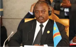  ?? ROGÉRIO TUTI ?? Chefe de Estado congolês fez apelo à responsabi­lidade aos dirigentes políticos radicais