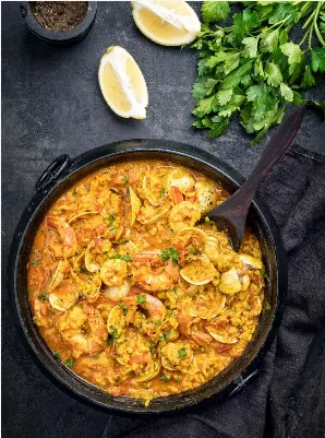 A taste of Portugal: arroz de marisco (prawn and shellfish rice ...