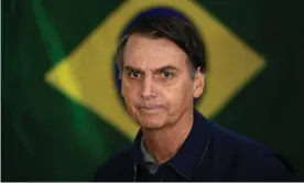  ??  ?? Jair Bolsonaro, the world’s latest populist leader to be elected after Donald Trump, Evo Morales and Viktor Orbán. Photograph: Mauro Pimentel/AFP/Getty Images