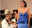  ?? Foto: rEnAtE klEin ?? die sopranisti­n Judith spießer begeistert­e ihr publikum in schleiz.