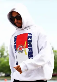  ?? — AFP photo ?? Lewis Hamilton of Great Britain and Mercedes GP arrives at the circuit during previews ahead of the Canadian Formula One Grand Prix at Circuit Gilles Villeneuve in Montreal, Canada.