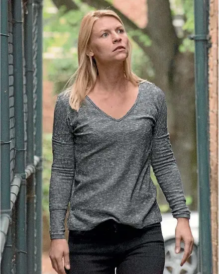  ??  ?? The seventh season of Homeland shifts the action - and Carrie - to Washington D.C.