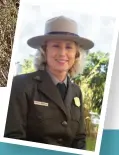  ??  ?? Mainella as chief of the National Park Service