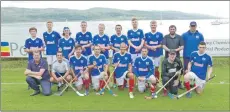  ??  ?? Kyles Athletic Shinty Club.