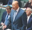  ??  ?? NO, MINISTER: Immigratio­n Minister Peter Dutton.