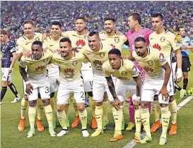  ??  ?? América, en la Jornada 9 contra León, alineó solo a dos mexicanos