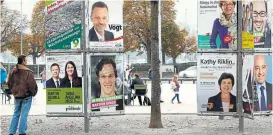  ??  ?? Das Schweizer Wahlvolk ist durch die vielen Volksabsti­mmungen ein dominantes Thema im Wahlkampf gewöhnt – diesmal hat das gefehlt.