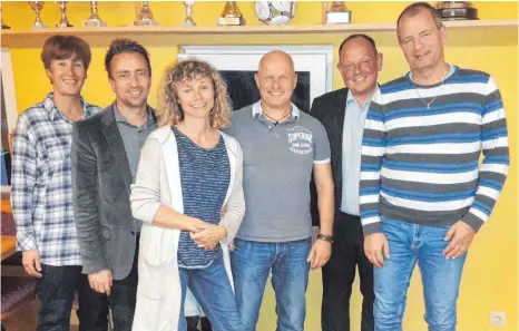  ?? FOTO: PR ?? Die Personen auf dem Bild sind (von links nach rechts): Silke Mill, Stefan Wruck, Petra Kornel, Gerd Magino, Armin Schuff und Dirk Wibben