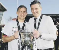  ??  ?? 0 Saints manager Jack Ross, right, and assistant James Fowler.