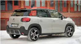  ?? FOTO: MORTEN ABRAHAMSEN/NTB SCANPIX ?? Citroën har ikke for vane å lage suv-er. Egentlig har de ikke gjort det tidligere, C-crosser var en Mitsubishi Outlander i forklednin­g, så C3 Aircross er en unik Citroën.