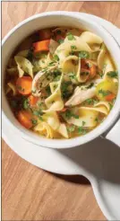  ?? The Associated Press ?? This recipe for chicken noodle soup appears in the cookbook All-Time Best Soups.