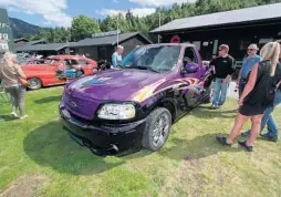  ??  ?? VAKTE OPPSIKT: Denne motivlakke­rte Ford Lightning SVT F-150 vakte oppsikt, og bilen gikk da også inn blant ti på topp.