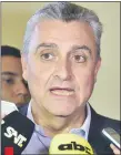  ??  ?? Juan Ernesto Villamayor, coordinado­r del equipo de transición de Mario Abdo y futuro ministro del Interior.