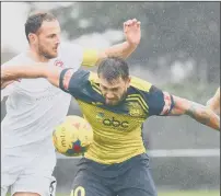  ??  ?? LEAGUE SEASONS PAUSED Moneyfield­s and Truro were able to play in the FA Trophy last weekend