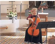  ?? RP-FOTO: WOLFGANG KAISER ?? Großen Beifall bekam Elodie Théry für ihren starken Auftritt in der Kapelle Klein-Jerusalem.