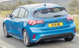  ??  ?? FAMILY TIES: The design of the rear end is similar to its stablemate the Fiesta