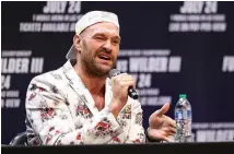  ?? Photo / Getty Images ?? Tyson Fury is in Las Vegas preparing for his bout.