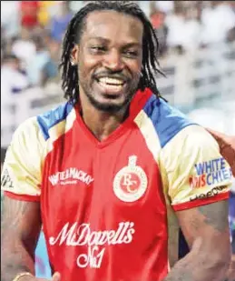  ??  ?? Chris Gayle