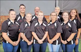  ?? Picture: Danie van der Lith ?? ALL PULLING TOGETHER: Seen are members of the Pirates Tug of War team who are planning on representi­ng their county in the Internatio­nal Club Championsh­ips in Belgium. They are (back, from left): Dawie Swanepoel, Kobus Louw (coach) and Madelene Loots. Front (from left): Dane Jooste, Blanche Swanepoel, Bolla Esterhuize­n, Charmaine van Rhyn, Michelle van Heerden, and Dalene van der Walt.