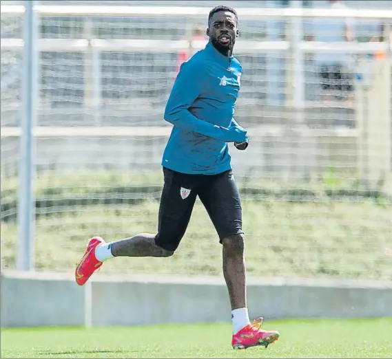  ?? FOTO: JUAN ECHEVERRÍA ?? El que más juega Iñaki Williams es el futbolista de campo en el Athletic con más minutos disputados esta temporada