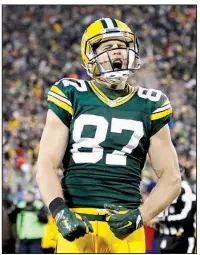  ?? AP file photo ?? Wide receiver Jordy Nelson, who had 550 receptions and 69 touchdown catches in 10 seasons for Green Bay, was released by the Packers on Tuesday.